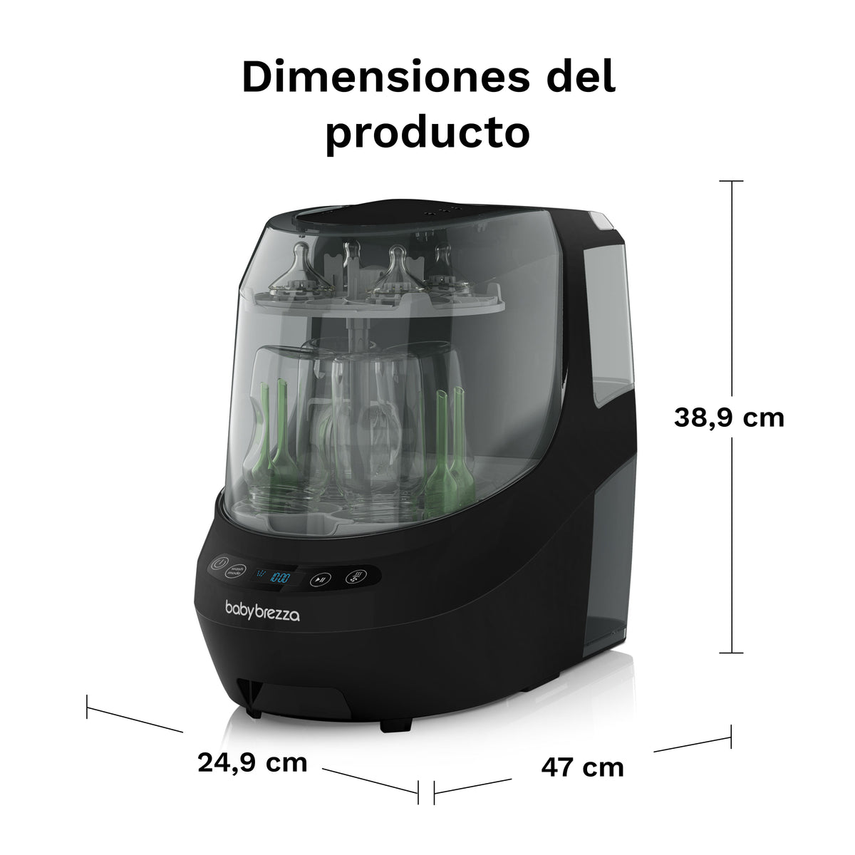 Bottle Washer Pro (lava, esteriliza e seca automaticamente)