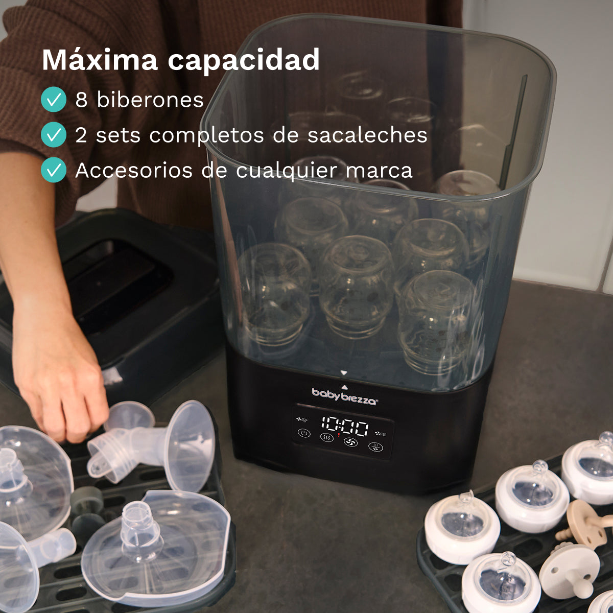 SuperQuick – Esterilizador y Secador de Biberones en 10 Minutos