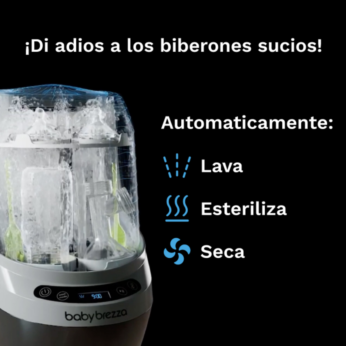 Bottle Washer Pro (lava, esteriliza e seca automaticamente)