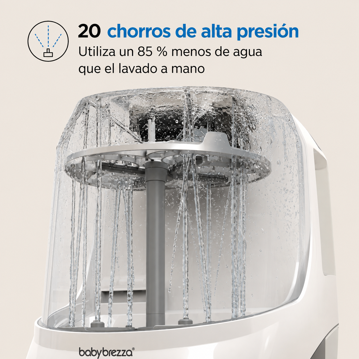 Bottle Washer Pro (lava, esteriliza e seca automaticamente)