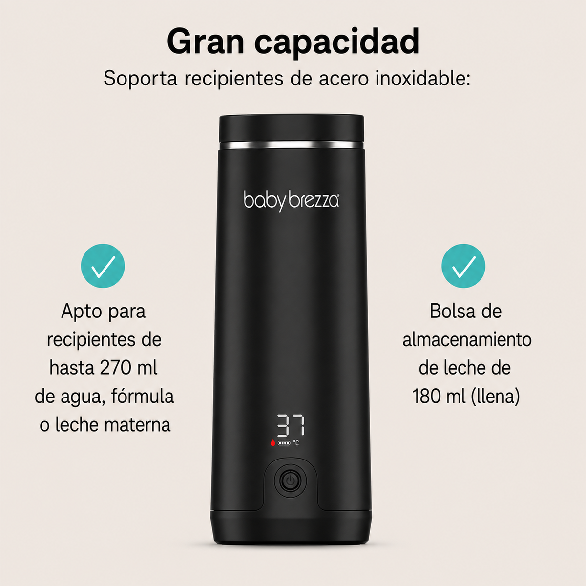 Calienta Biberones Portátil Superfast