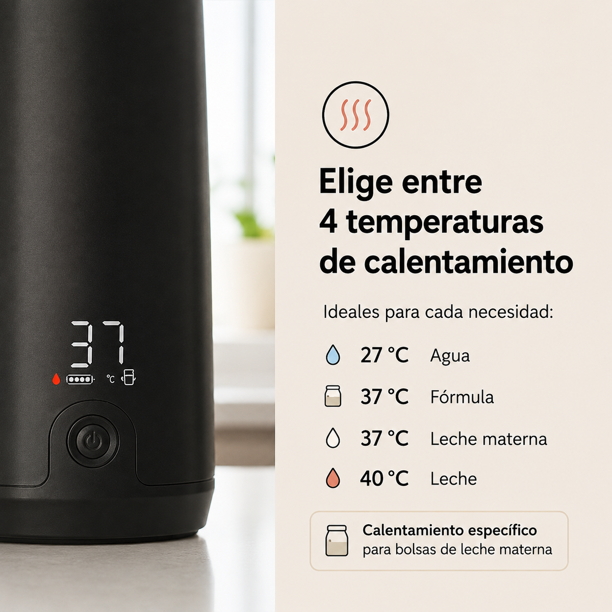 Calienta Biberones Portátil Superfast