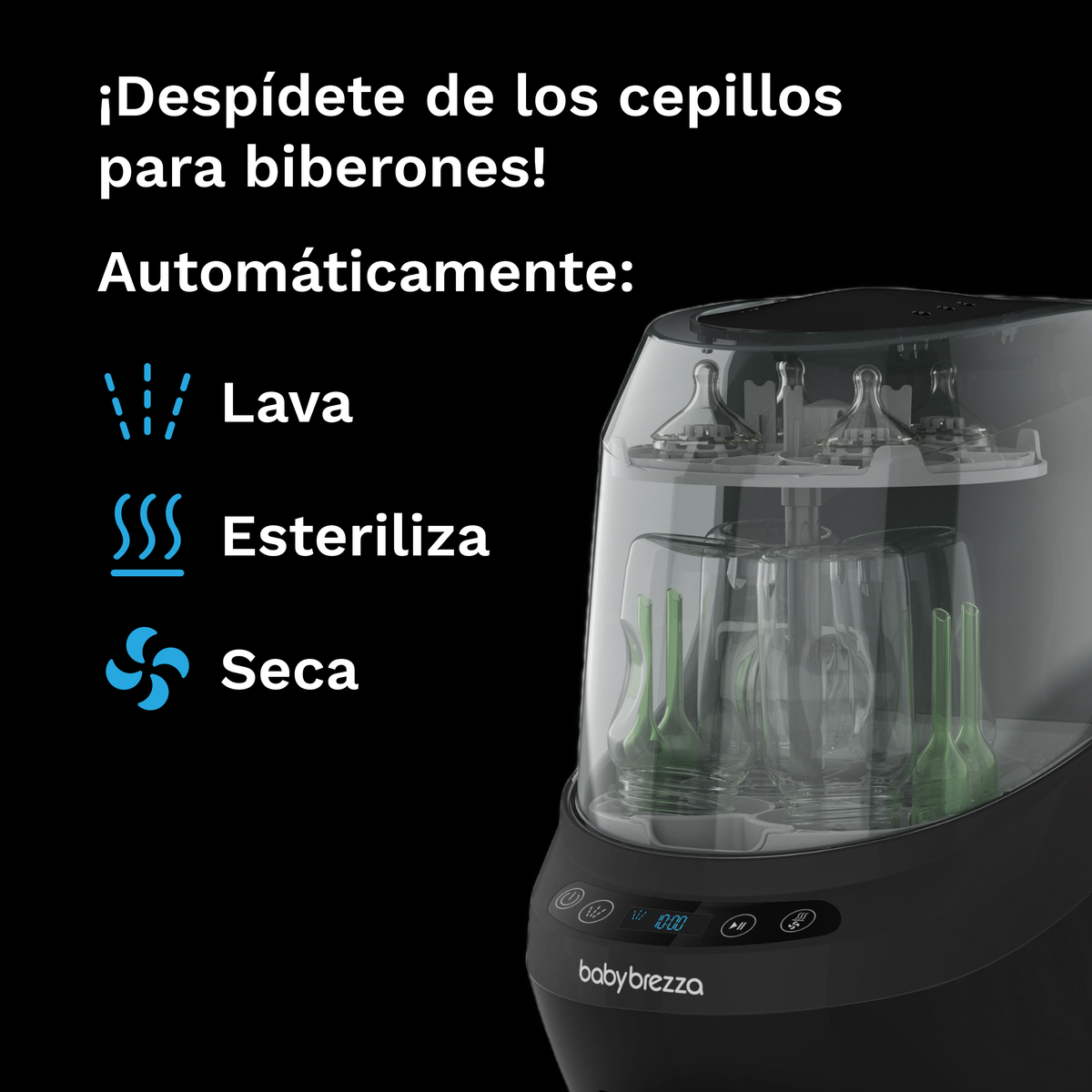 Bottle Washer Pro (lava, esteriliza e seca automaticamente)