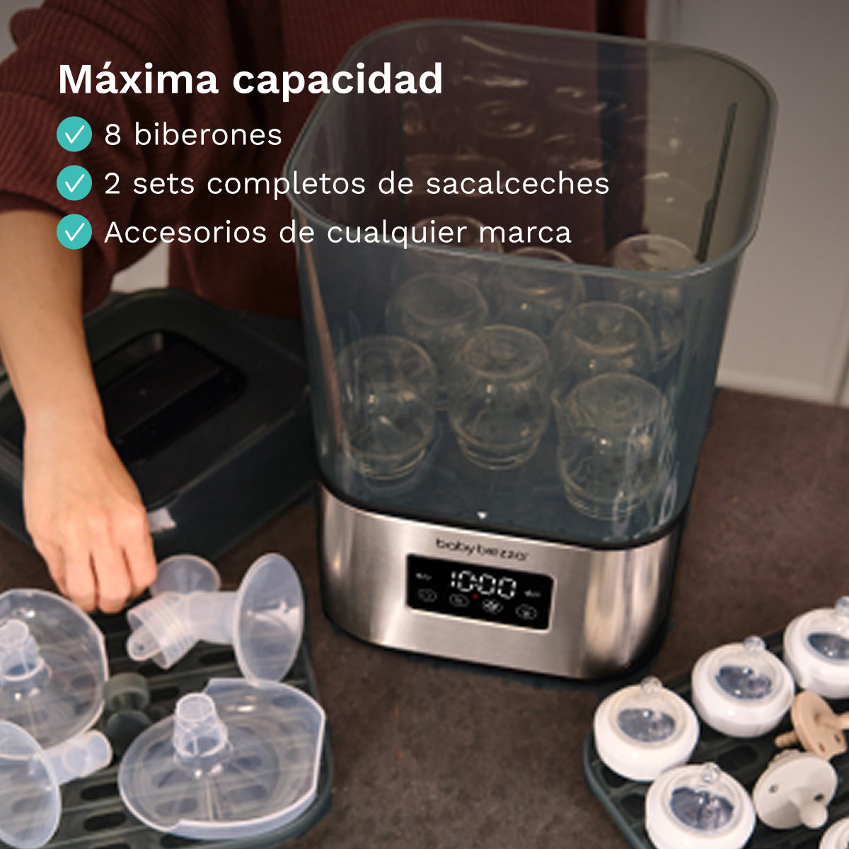SuperQuick – Esterilizador y Secador de Biberones en 10 Minutos