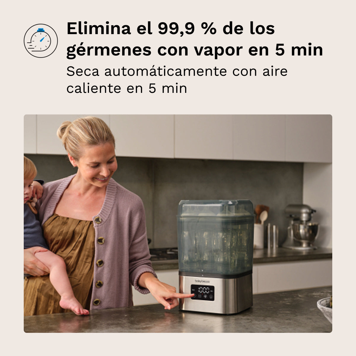 SuperQuick – Esterilizador y Secador de Biberones en 10 Minutos
