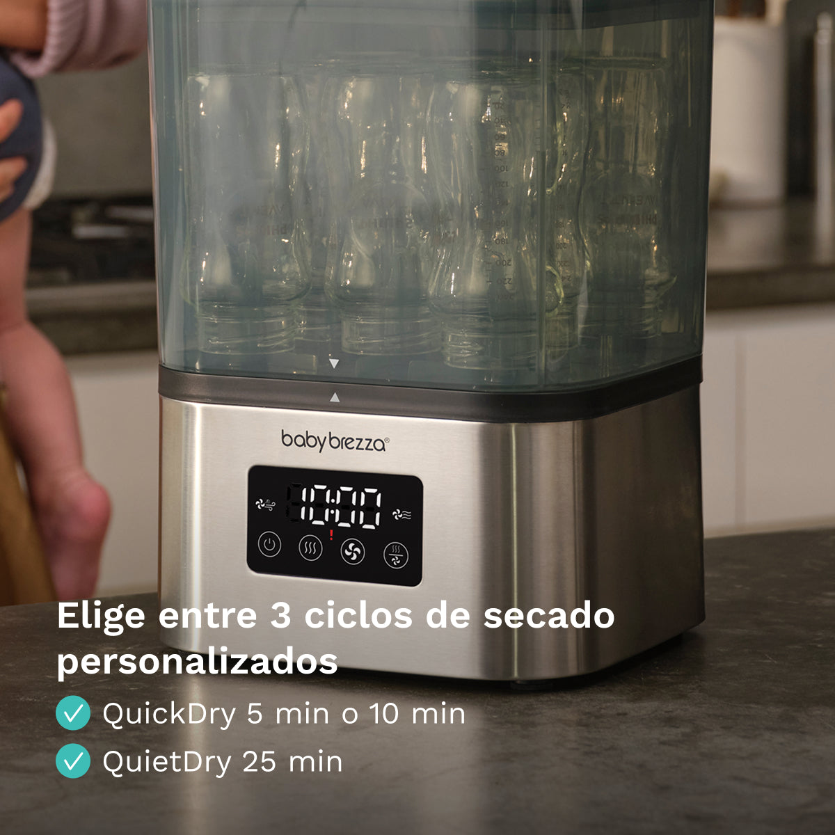SuperQuick – Esterilizador y Secador de Biberones en 10 Minutos
